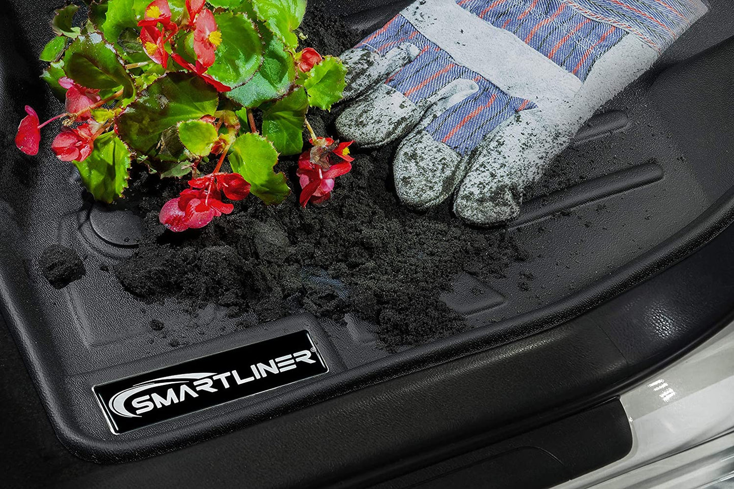 Custom Fit Floor Mats 2 Row Liner Set Compatible with 2021-2023 Tahoe/Suburban/Yukon & XL with 2nd Row Bench Seat