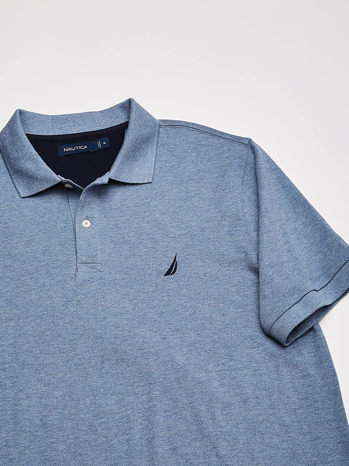 Nautica Men's Short Sleeve Classic Fit Pique Polo