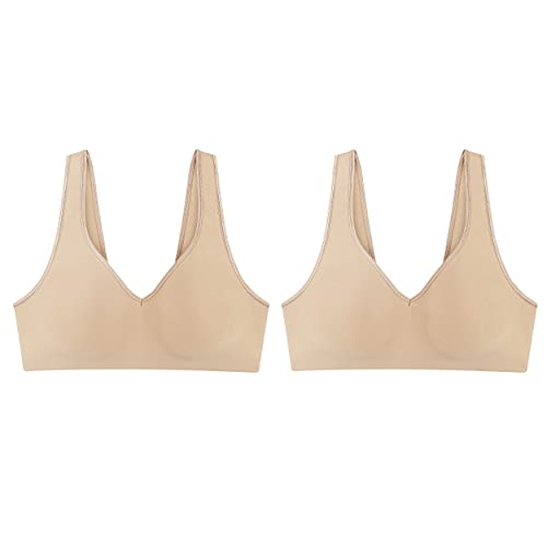 Women's SmoothTec ComfortFlex Fit Wirefree Bra MHG796, Available in Single and 2-Pack