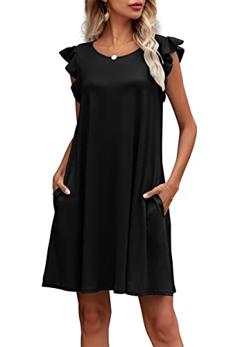 Womens Loose Casual Summer Dress with Pockets