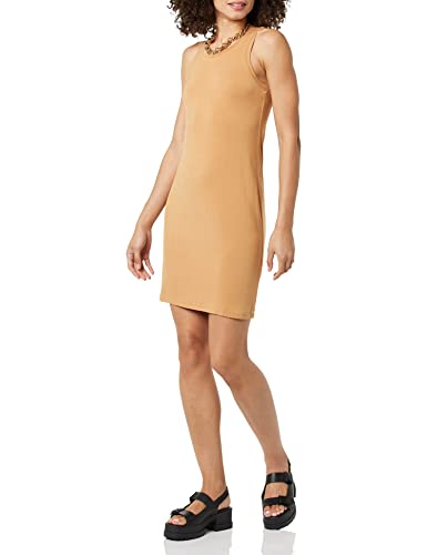 Women's Lightweight Jersey Slim-Fit Tank Mini Dress