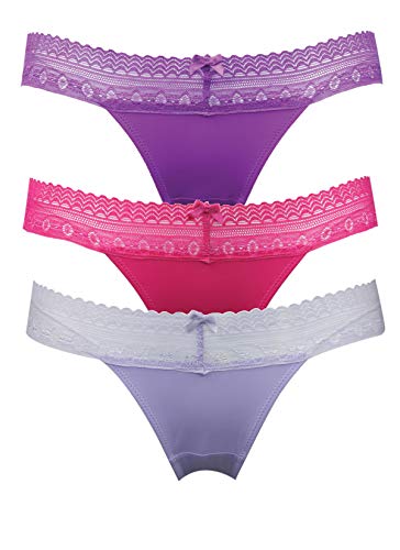 Women's 3 Pack Sexy Stretch Hipster Pantys