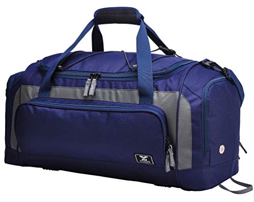 MIER Large Duffel Bag Men's Gym Bag with Shoe Compartment