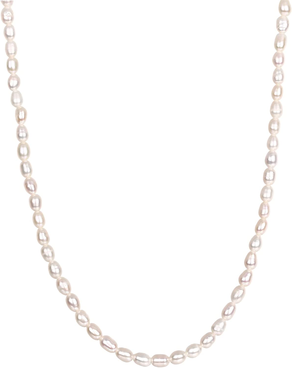 14K Gold Plated Freshwater Pearl Necklace for Women
