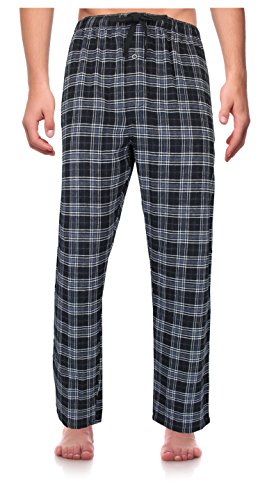 Classical Sleepwear Men’s 100% Cotton Flannel Pajama Pants,