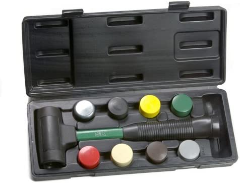 Hammer Set – Replaceable Tip Metric Assortments, Non-Slip Hammer Handles, 9 Piece Automotive Tool Set. Power Hand Tools