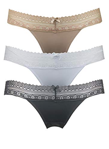 Women's 3 Pack Sexy Stretch Hipster Pantys