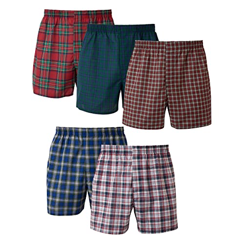 Men's Big Tartan Boxers-Multiple Packs and Colors