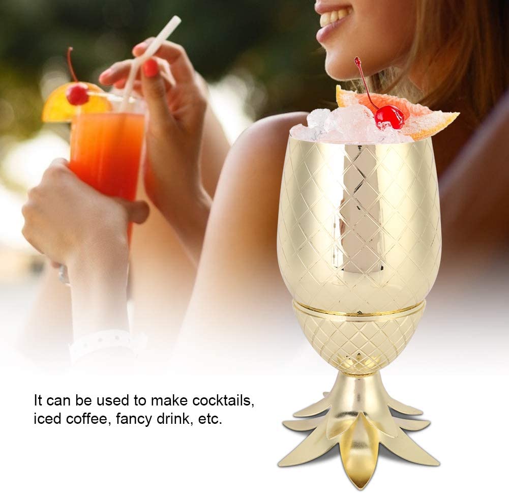 Wine Glass Stainless Steel Drinkware Barware Drinking Container Tool Bar Supplies Stainless Steel Cocktail Cup Cocktail Glass Bartender