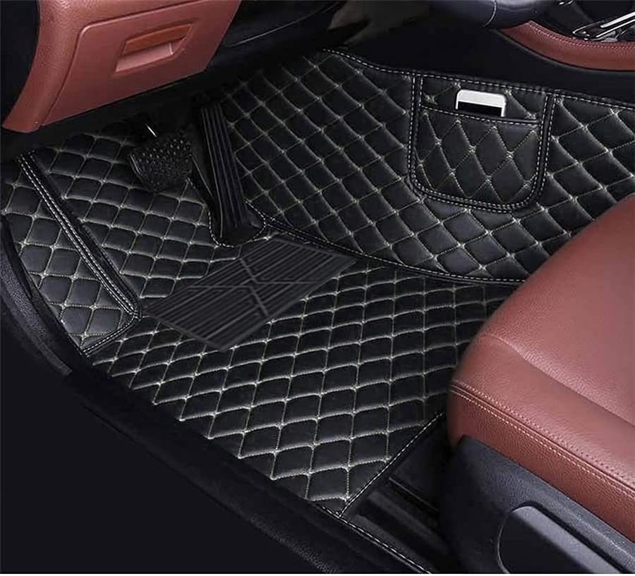 Car Floor Mats Custom Floor Mats for Cars Fit 96% Truck SUV Sedan, Automotive Weathertech Floor Mats All Weather, Waterproof Car Carpets for Women Men, 3D Diamond Leather Full Coverage