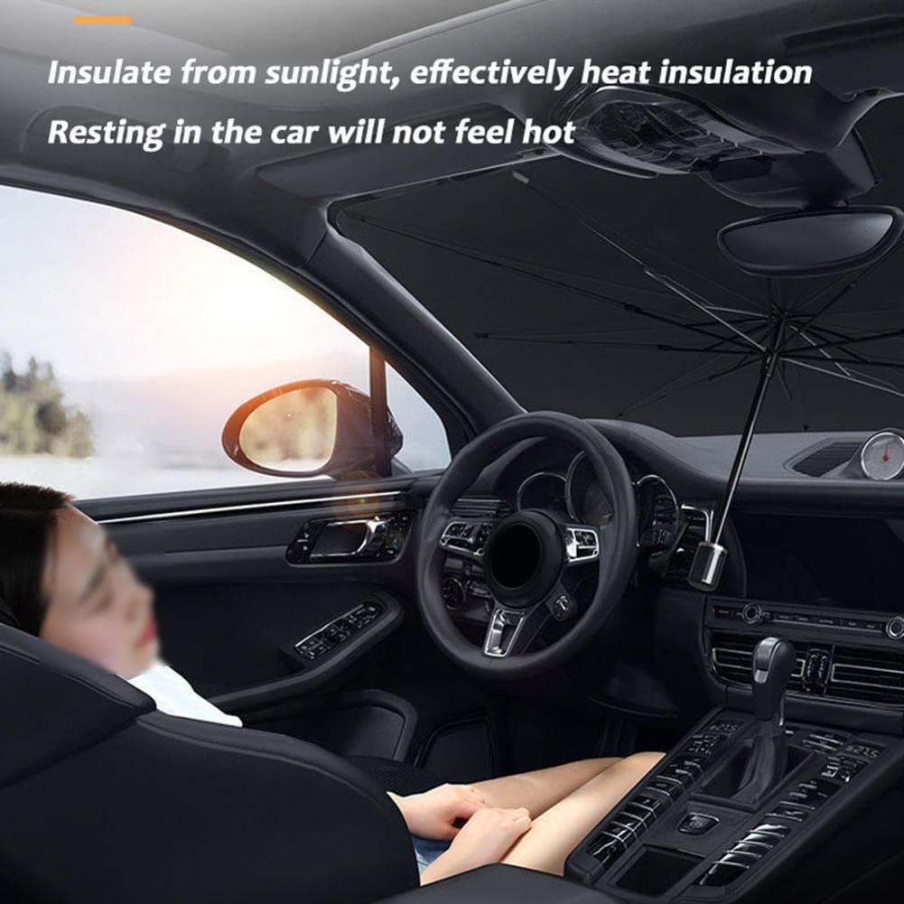 Car Windshield Sunshade Umbrella Type Sun Shade for Car Window Summer Sun Protection Heat Insulation Cloth Snow Blocked