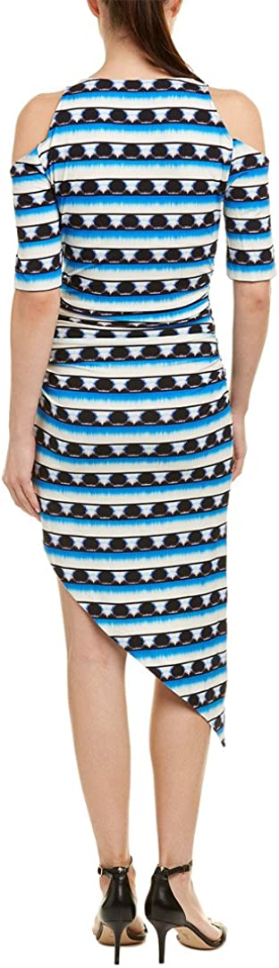 Women's Stripe Asymmetrical Dress