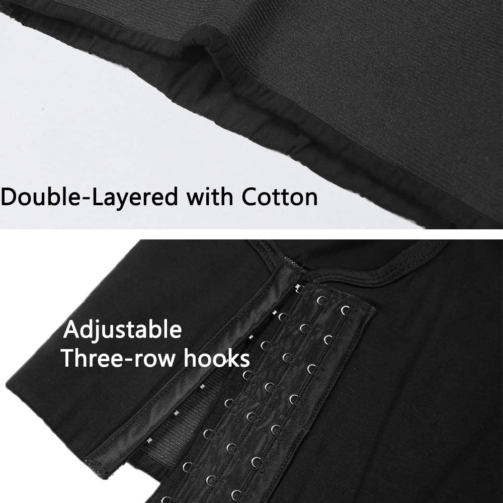 Women Tomboy Breathable Cotton Elastic Band Colors Chest Binder Tank Top (M-6XL)