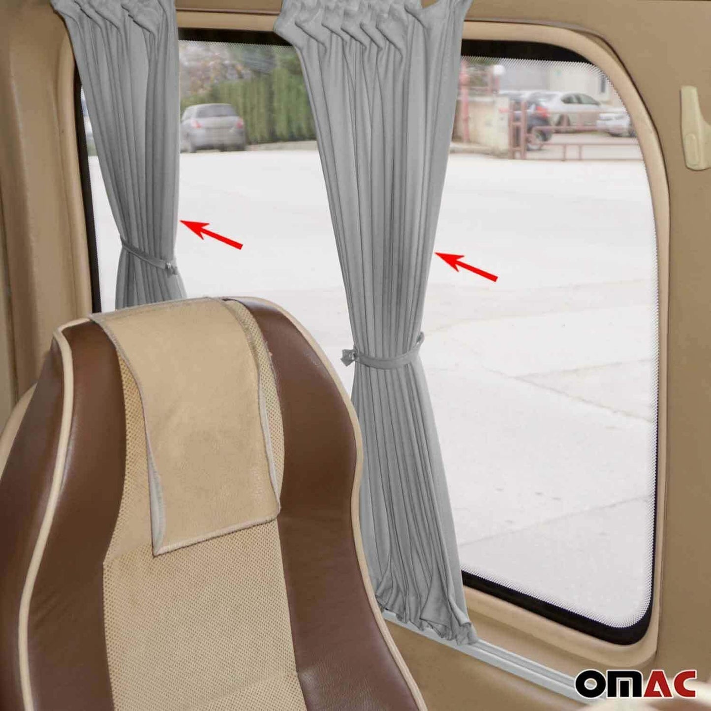 Car Side Window Sun Shades Van Curtain Kit Fits MB Sprinter 2006-2018 Long Wheelbase / Barn Door | UV Protection Curtain Vehicle Slidable Retractable 14 pcs (Single Sliding Door, Gray)