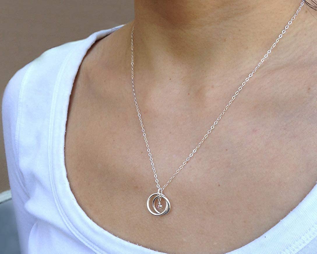 21st Birthday Gifts for Her, Sterling Silver Necklace, 21 Year Old Birthday Gifts for Her, 21st Birthday Decorations for Her, Gifts for 21 Year Old Female, 21st Birthday Gifts for Daughter