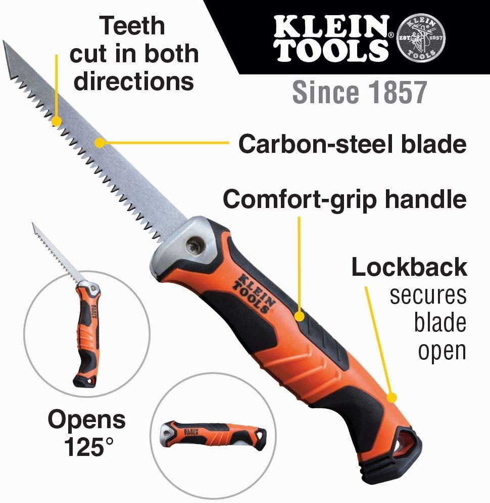 Klein Tools 80141 Hand Tools Kit includes Pliers, Screwdrivers, Nut Drivers, Backpack, and More Jobsite Tools, 41-Piece