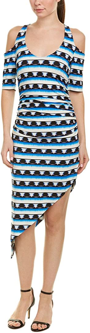 Women's Stripe Asymmetrical Dress