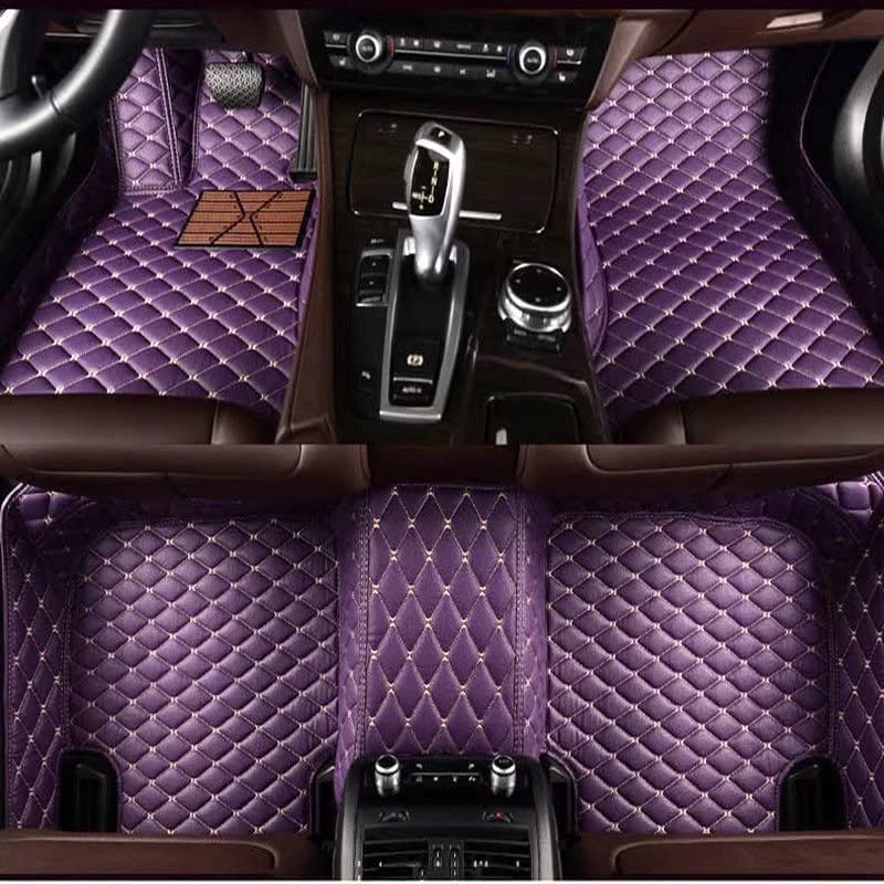 Car Floor Mats Custom Floor Mats for Cars Fit 96% Truck SUV Sedan, Automotive Weathertech Floor Mats All Weather, Waterproof Car Carpets for Women Men, 3D Diamond Leather Full Coverage