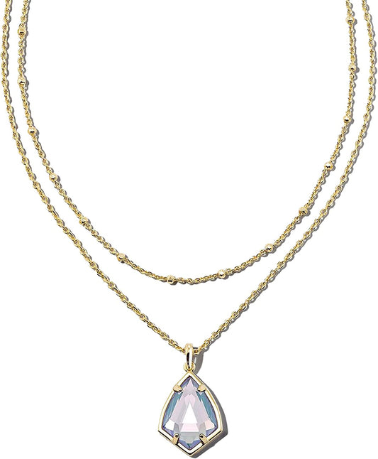 Kendra Scott Cory Multi Strand Adjustable Length Necklace for Women, Fashion Jewelry