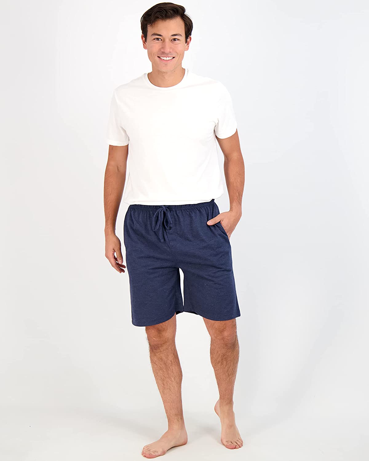 Men’s Cotton Ultra-Soft Knit Sleep Pajama Shorts & Lounge Wear