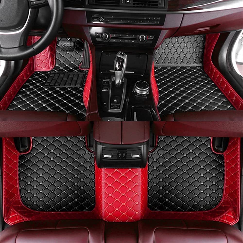 Car Floor Mats Custom Floor Mats for Cars Fit 96% Truck SUV Sedan, Automotive Weathertech Floor Mats All Weather, Waterproof Car Carpets for Women Men, 3D Diamond Leather Full Coverage