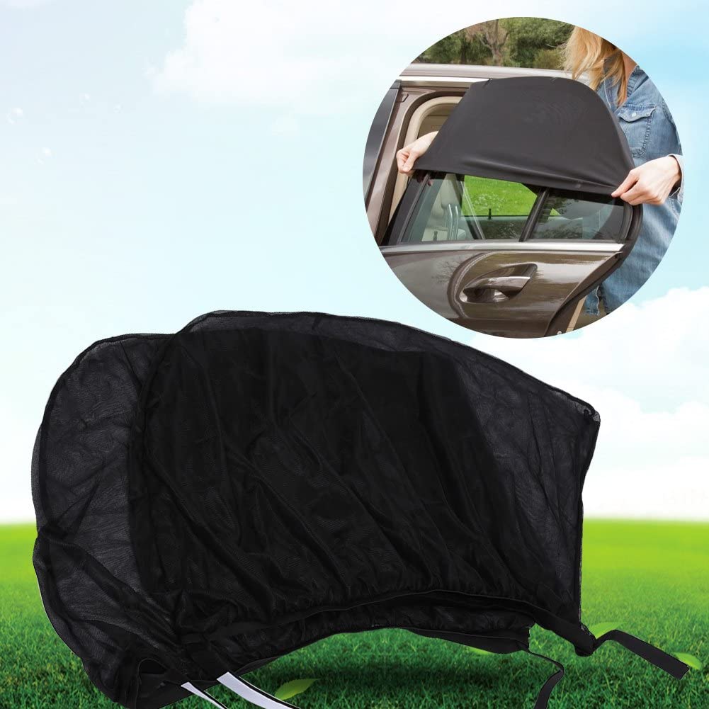 Car Window Curtain Sun Shade Side Mesh Foldable Sunshade Protection New Universal Car Breathable Flexible Heat Cover