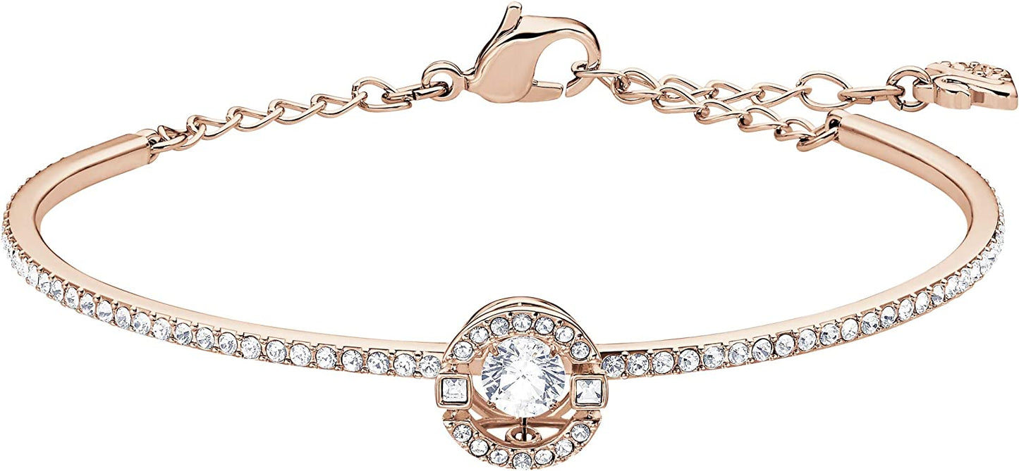 Women's Sparking Dance Crystal Jewelry Collection, Rose Gold Tone Finish