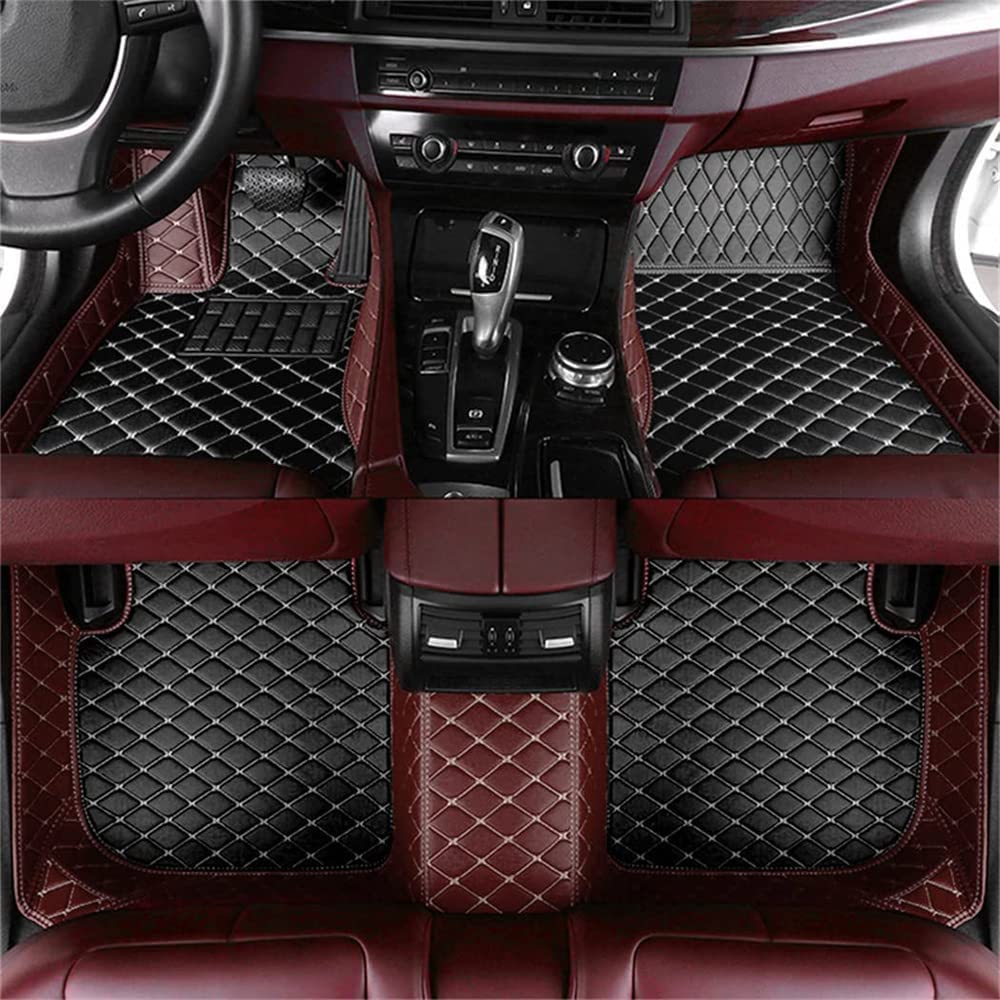 Car Floor Mats Custom Floor Mats for Cars Fit 96% Truck SUV Sedan, Automotive Weathertech Floor Mats All Weather, Waterproof Car Carpets for Women Men, 3D Diamond Leather Full Coverage