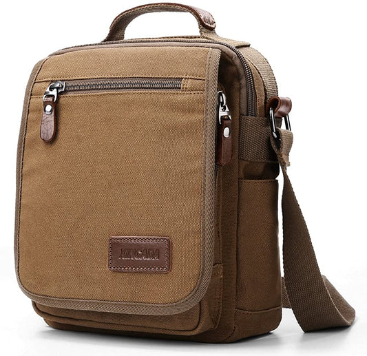 Mens Bag Messenger Bag Canvas Shoulder Bags Travel Bag Man Purse Crossbody Bags for Work Business
