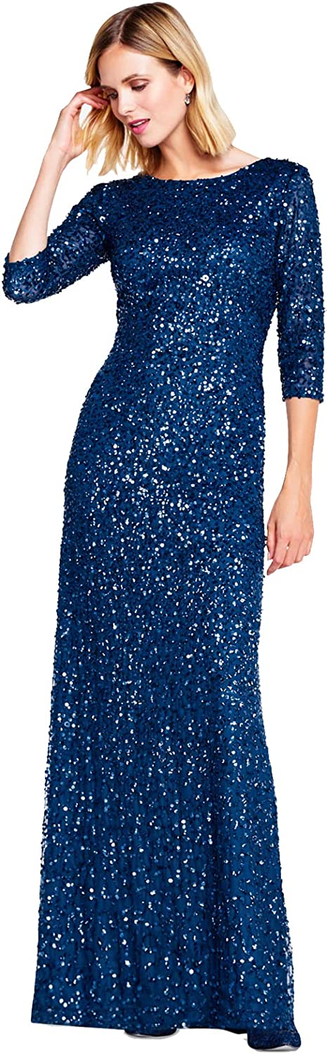 Papell Women's Beaded Gown