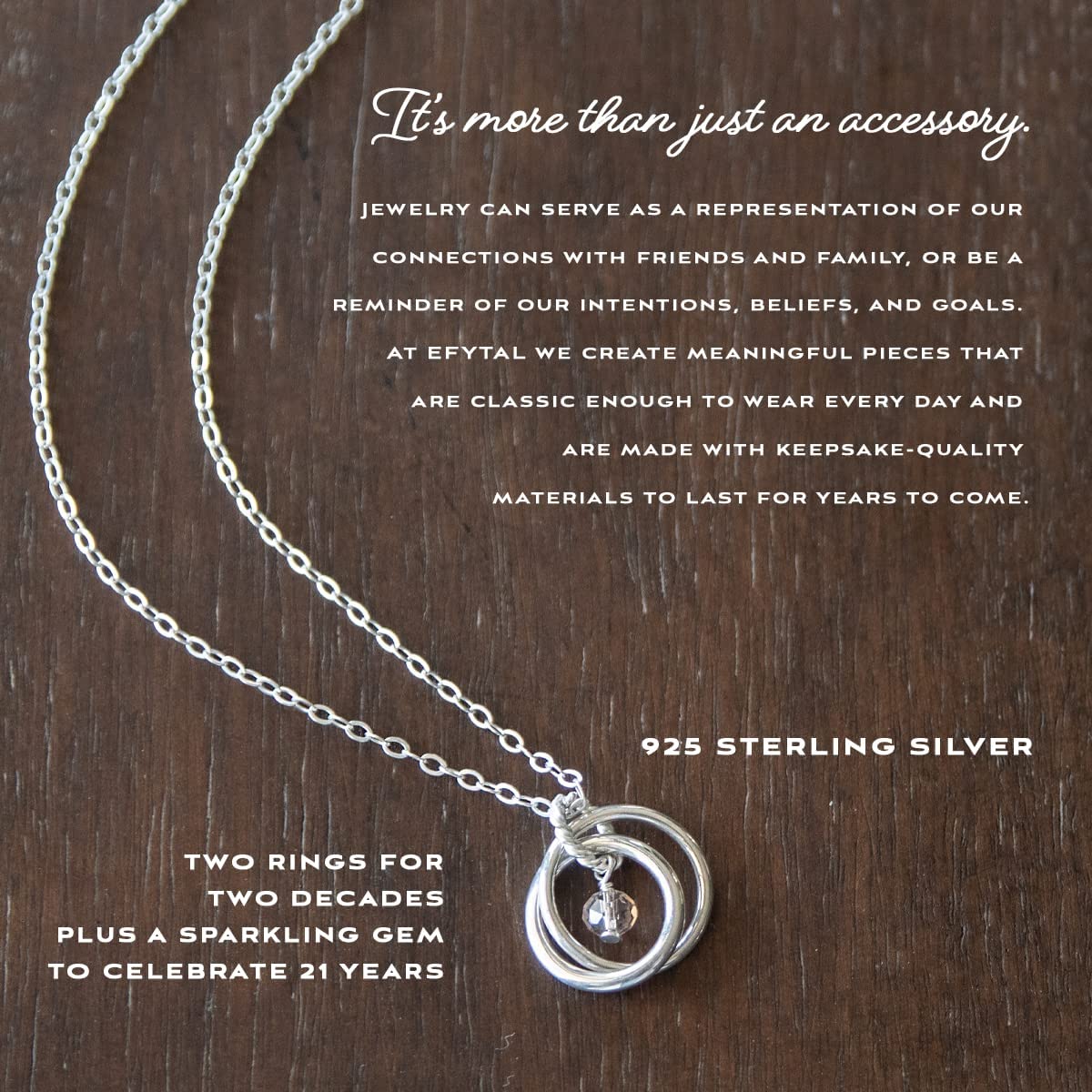 21st Birthday Gifts for Her, Sterling Silver Necklace, 21 Year Old Birthday Gifts for Her, 21st Birthday Decorations for Her, Gifts for 21 Year Old Female, 21st Birthday Gifts for Daughter