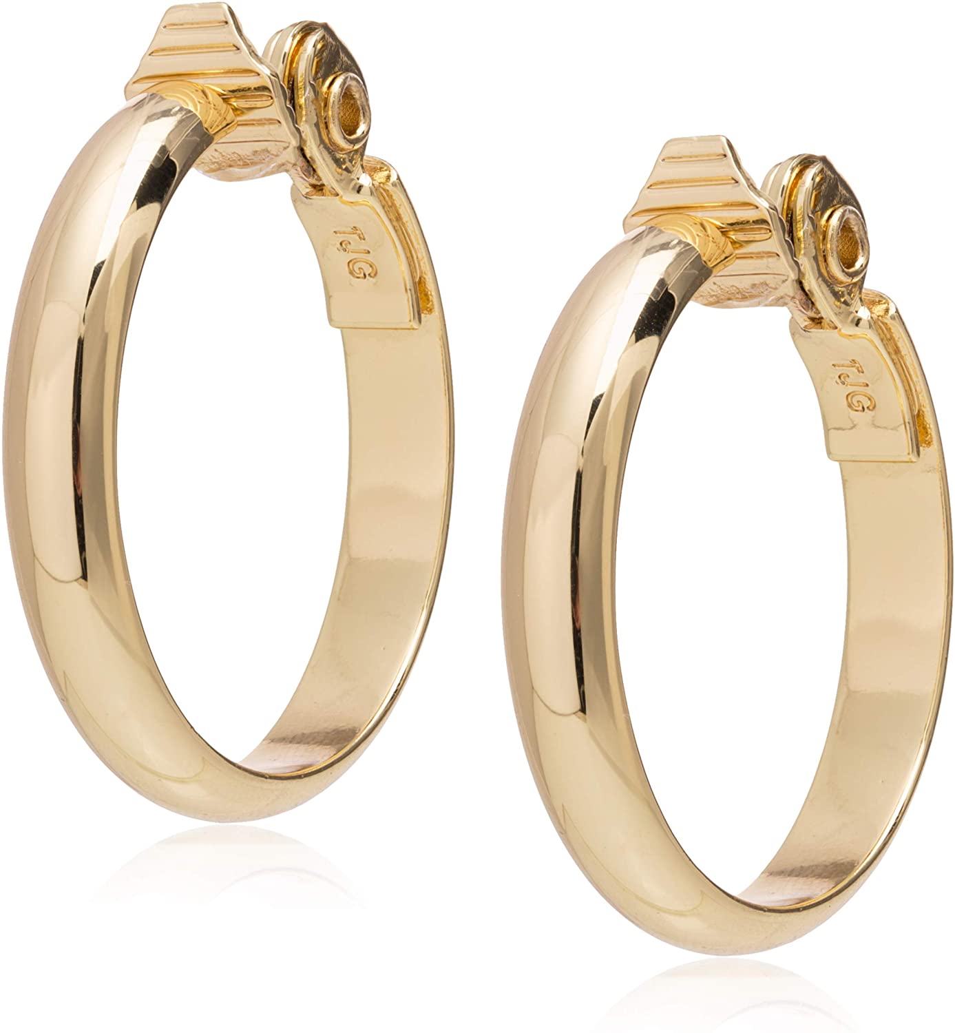 Anne Klein Clip Hoop Earrings