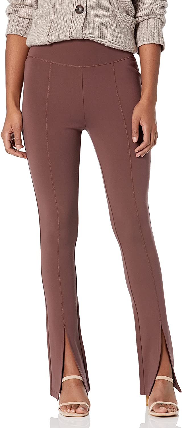 Women's Uma High Rise Flare Pants, Chocolate