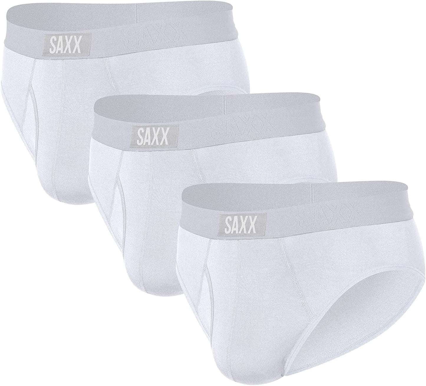Men's Underwear - Ultra Super Soft Briefs with Built-in Pouch Support – Pack of 3, Underwear for Men