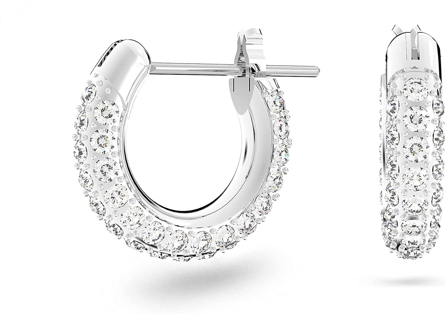 Women's Stone Crystal Pierced Hoop Earring Collection