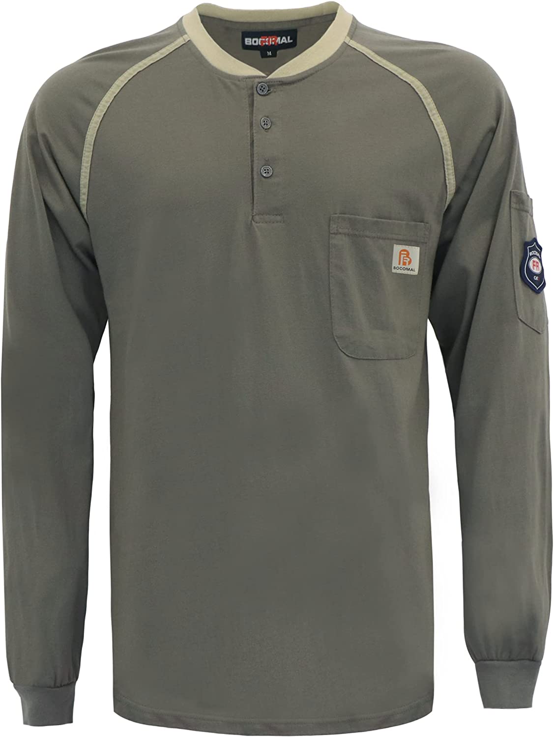 Shirts 5.5oz Light Weight for Summer Henley Shirts Flame Resistant/Fire Retardant Shirt