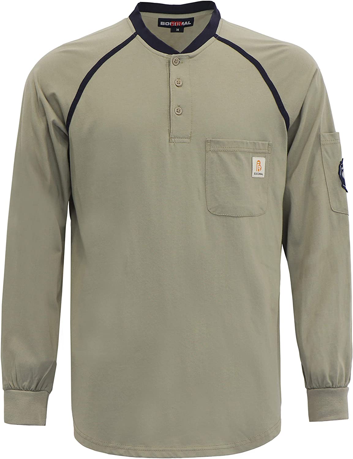 Shirts 5.5oz Light Weight for Summer Henley Shirts Flame Resistant/Fire Retardant Shirt