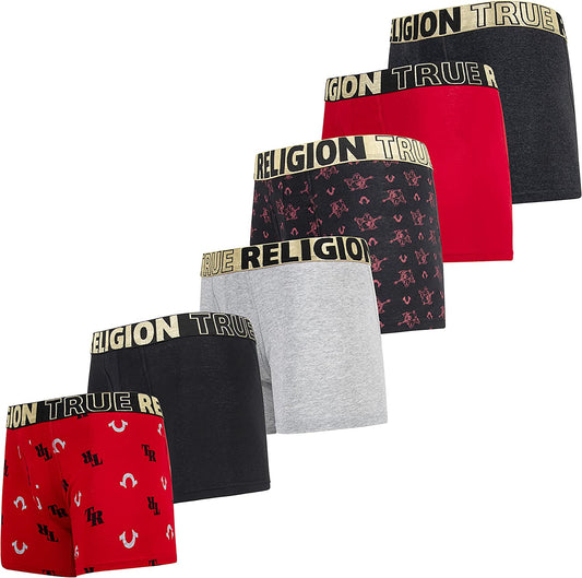 Mens Boxer Briefs – Compression Underwear for Men Pack, 6-Pack