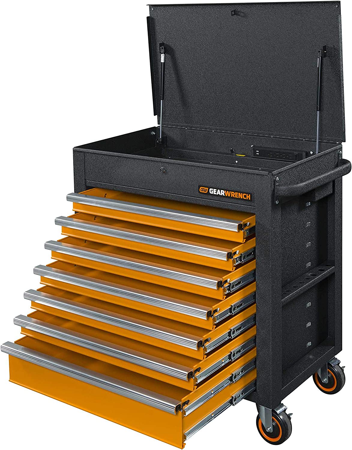 35" 7 Drawer GSX Series Rolling Tool Cart with Tilt Top - 83246