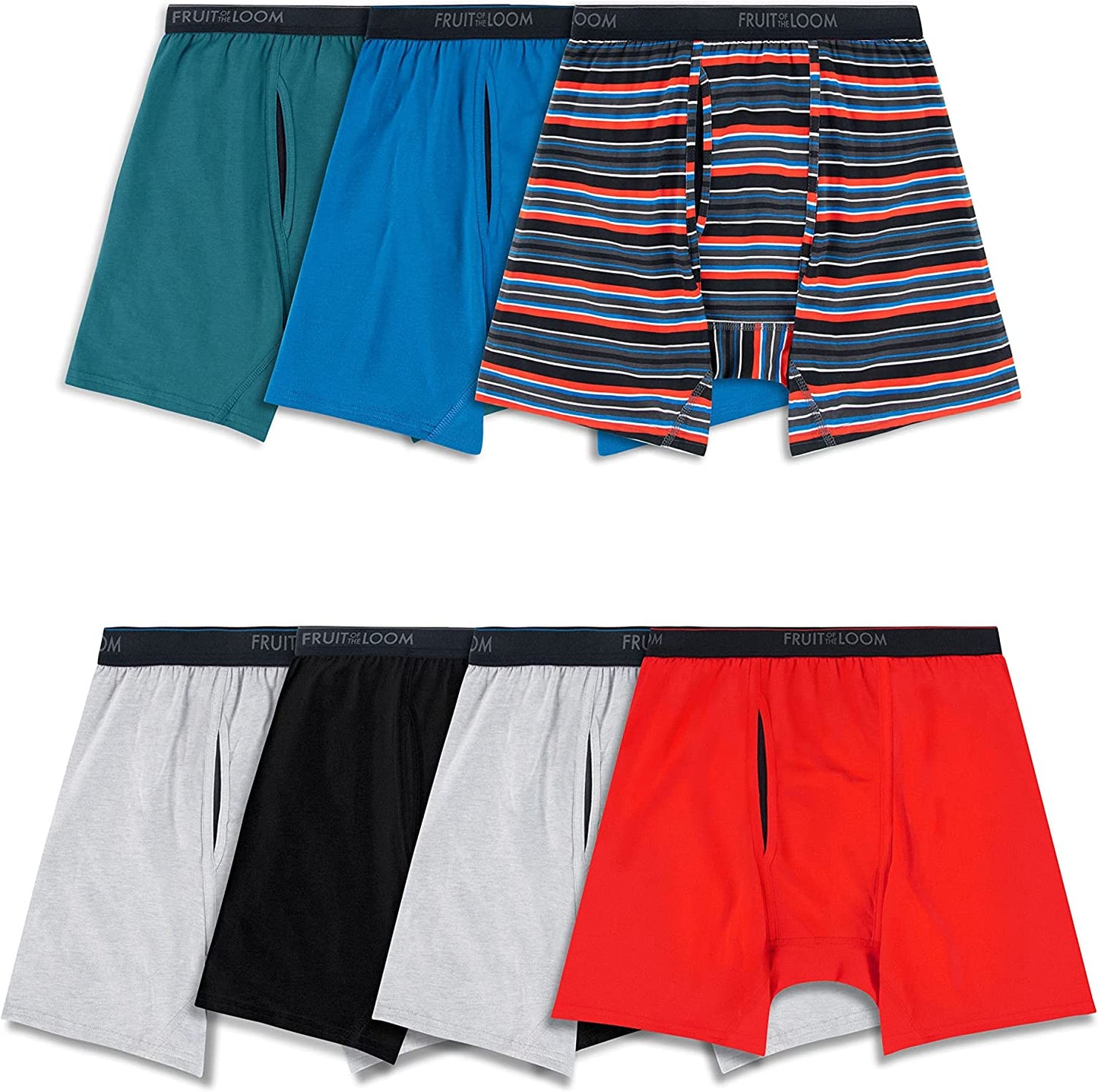 Men's Cotton Stretch Boxer Briefs & Boxer Shorts (Regular & Big Man)