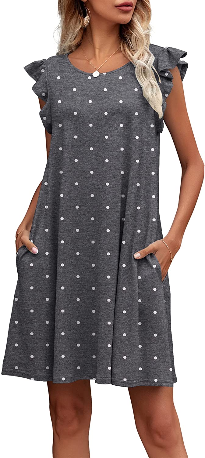 Womens Loose Casual Summer Dress with Pockets