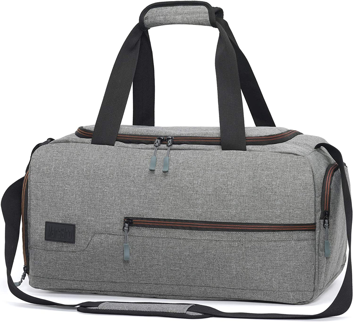 MarsBro Water Resistant Sports Gym Travel Weekender Duffel Bag with Shoe Compartment
