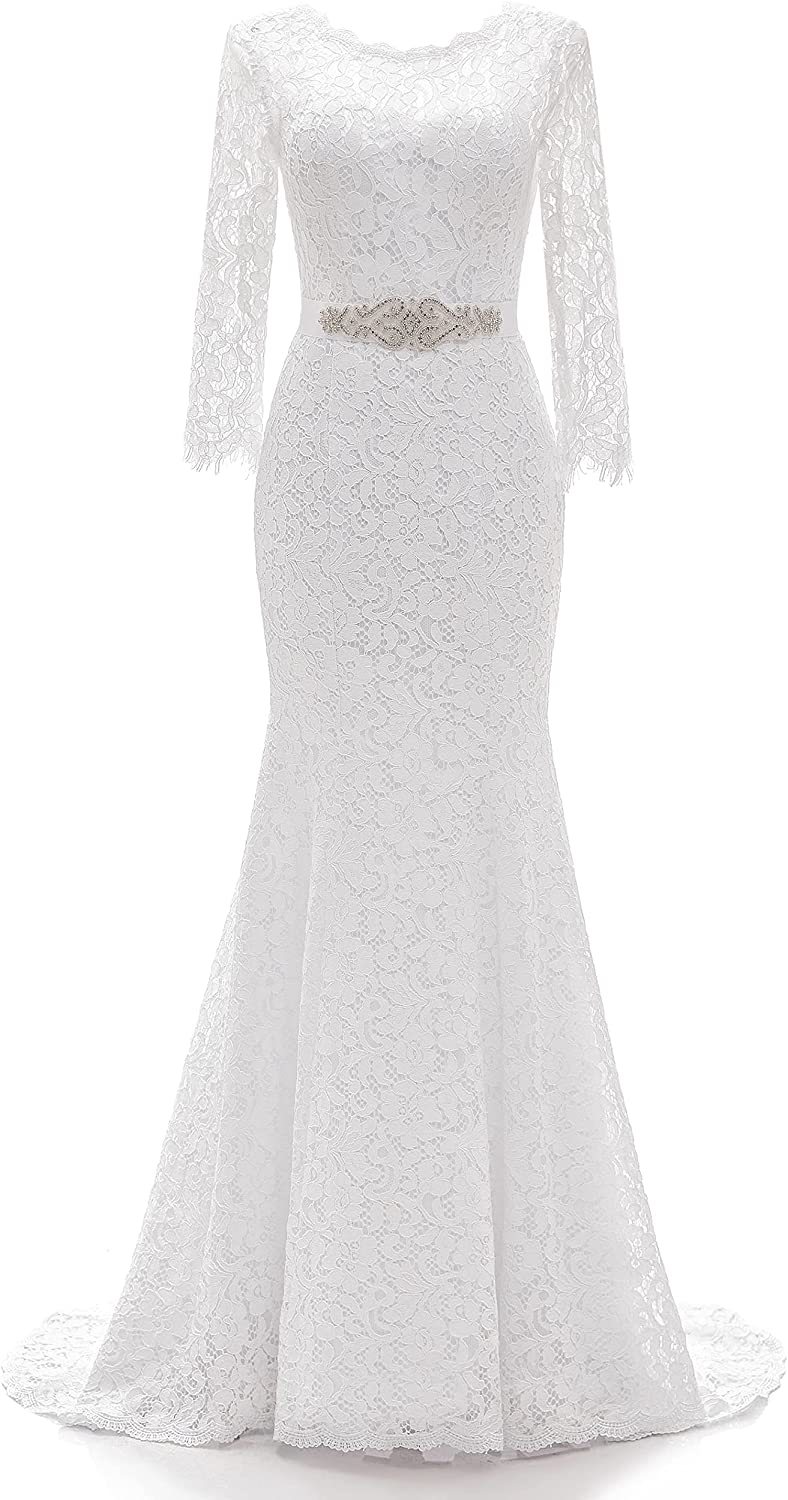 Women's Lace Mermaid Bridal Wedding Dresses