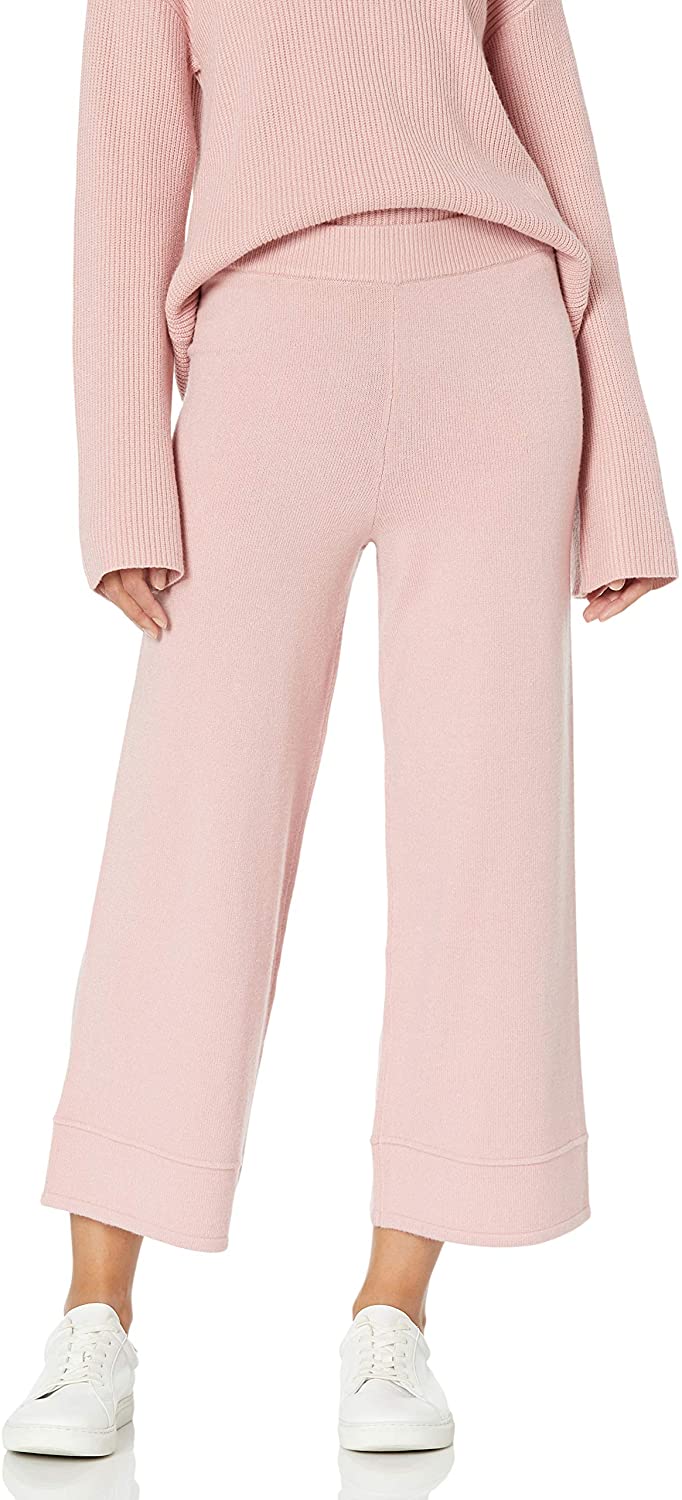 Women's Bernadette Pull-On Loose-Fit Cropped Sweater Pant