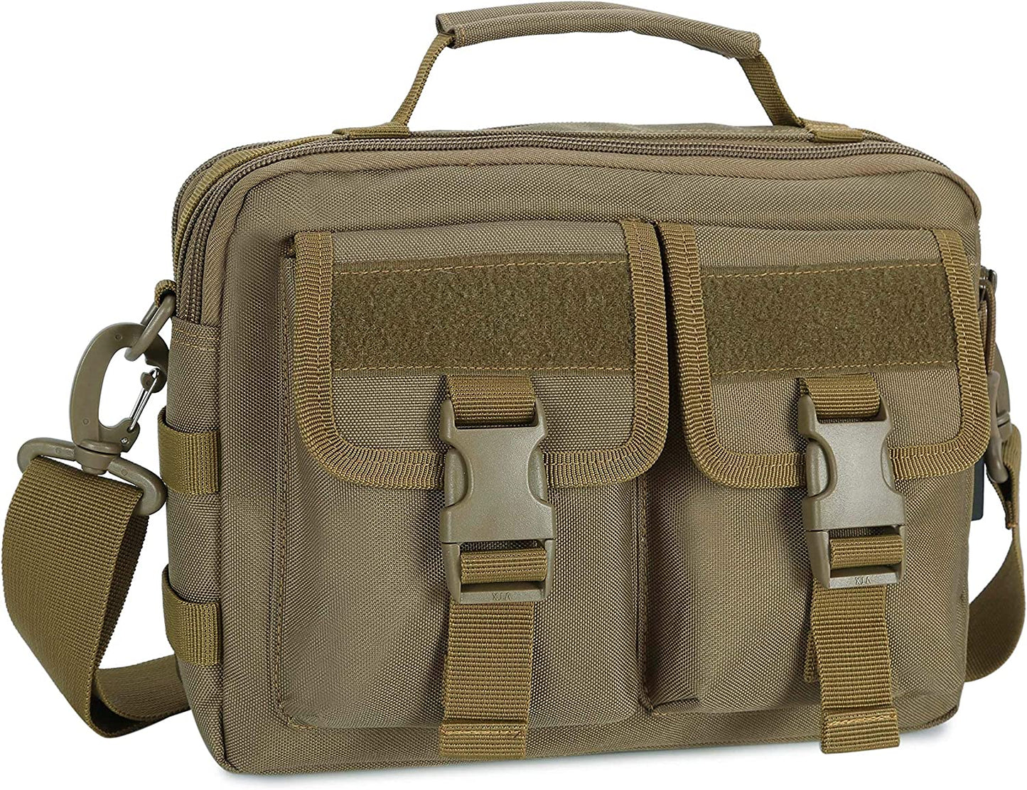 Tactical Messenger Bag Multifunction Nylon Shoulder Briefcase Handbags with USB Port