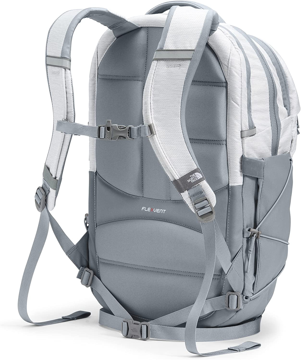 Women's Borealis School Laptop Backpack, TNF White Metallic Mélange/Mid Grey, One Size