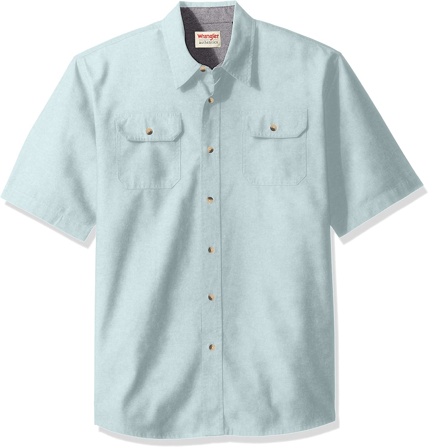 Wrangler Authentics Men's Short Sleeve Classic Woven Shirt