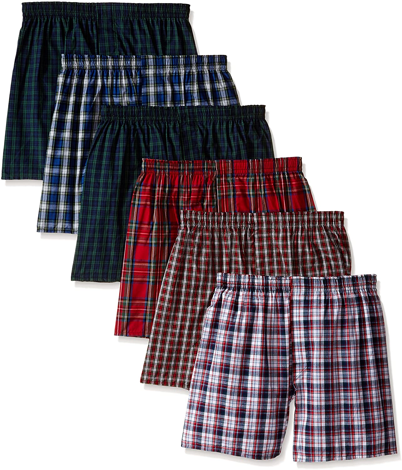 Men's Big Tartan Boxers-Multiple Packs and Colors